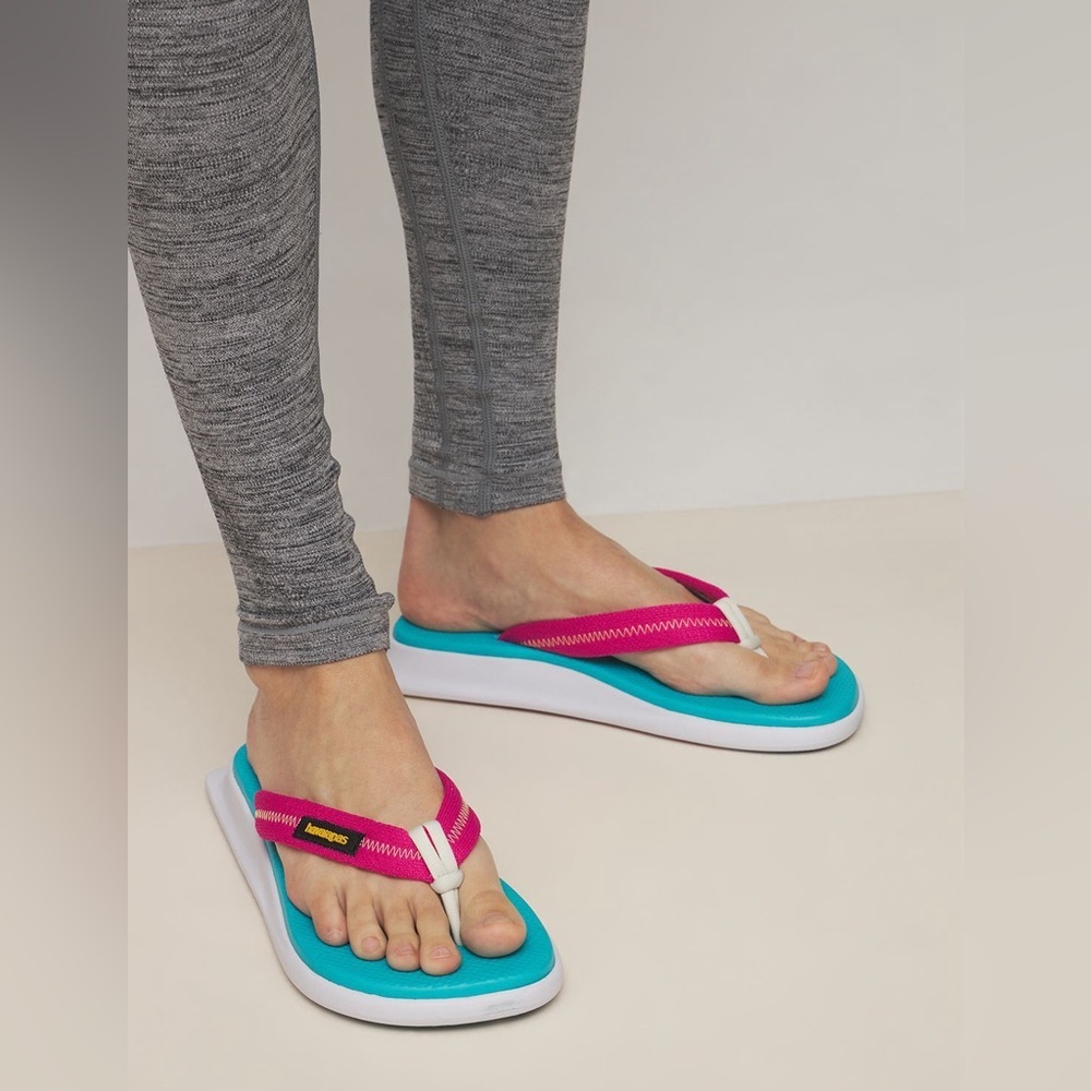 Havaianas Blue Fuchsia Tradi Zori  Unisex Flip-Flops